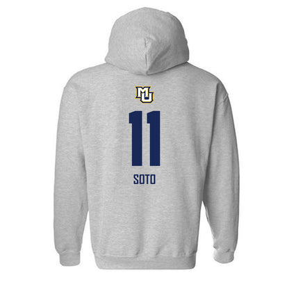 Marquette - NCAA Men's Soccer : Heriberto Soto - Sports Shersey Hooded Sweatshirt