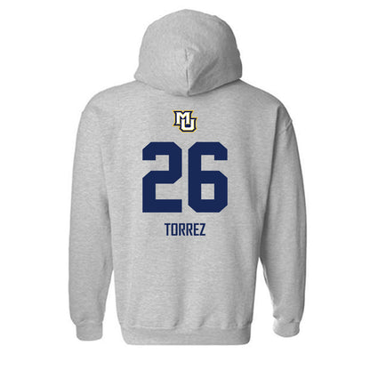Marquette - NCAA Men's Soccer : Hudson Torrez - Sports Shersey Hooded Sweatshirt-1