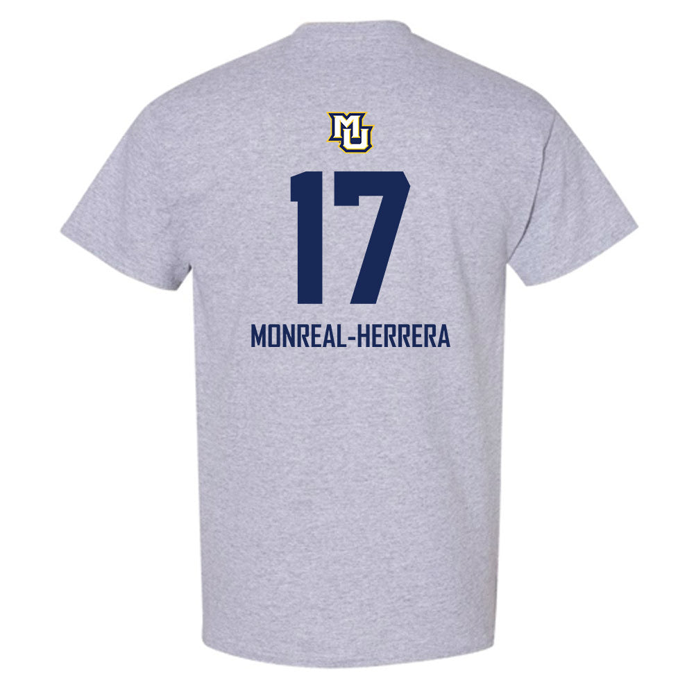 Marquette - NCAA Men's Soccer : Jonathan Monreal-Herrera - Sports Shersey T-Shirt-1