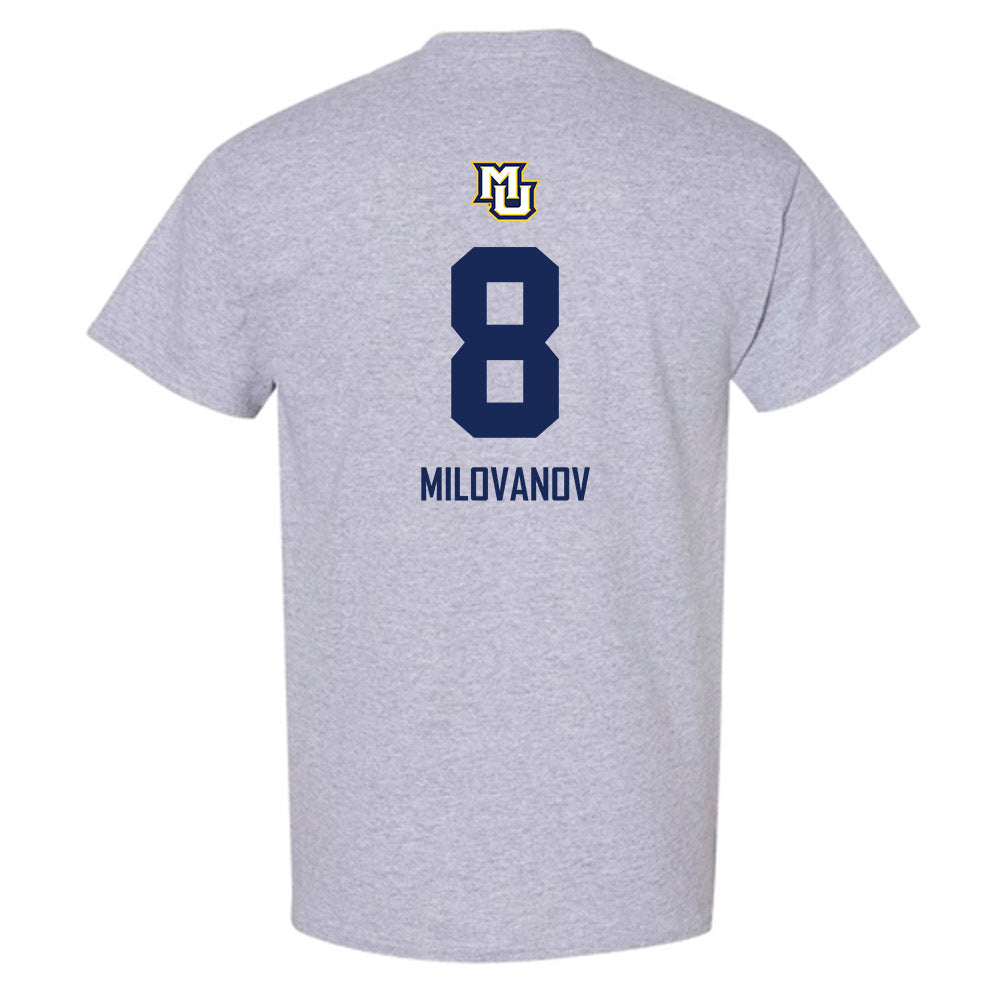 Marquette - NCAA Men's Soccer : Justin Milovanov - Sports Shersey T-Shirt-1