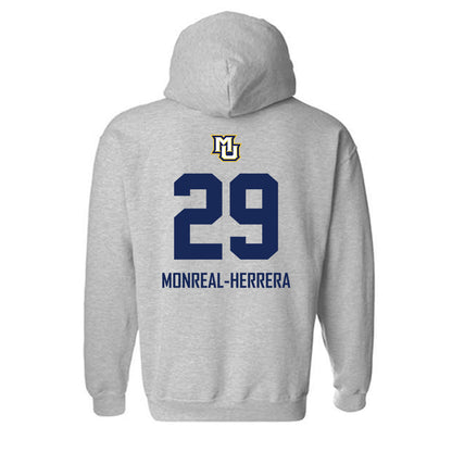 Marquette - NCAA Men's Soccer : Jonathan Monreal-Herrera - Sports Shersey Hooded Sweatshirt