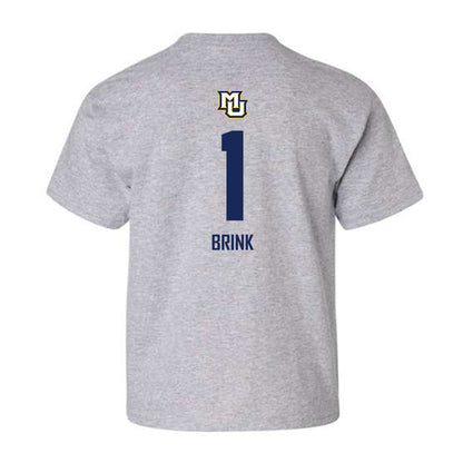 Marquette - NCAA Men's Soccer : Marten Brink - Sports Shersey Youth T-Shirt