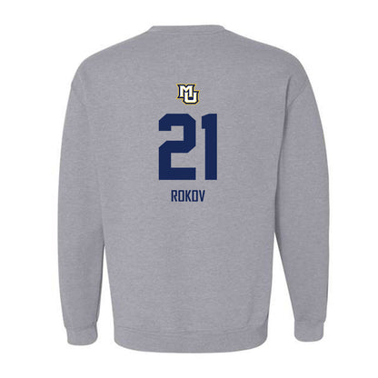 Marquette - NCAA Men's Soccer : Gabriel Rokov - Sports Shersey Crewneck Sweatshirt-1