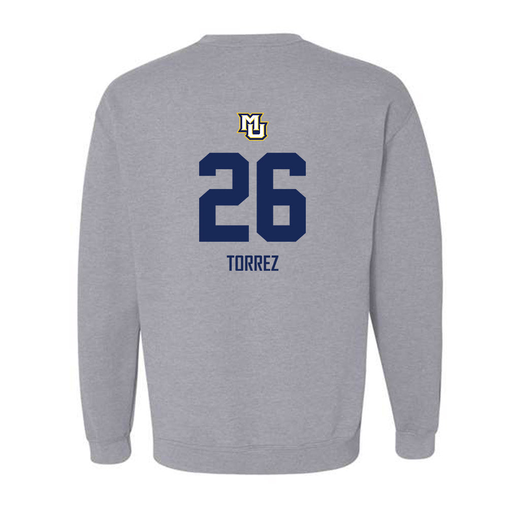 Marquette - NCAA Men's Soccer : Hudson Torrez - Sports Shersey Crewneck Sweatshirt-1