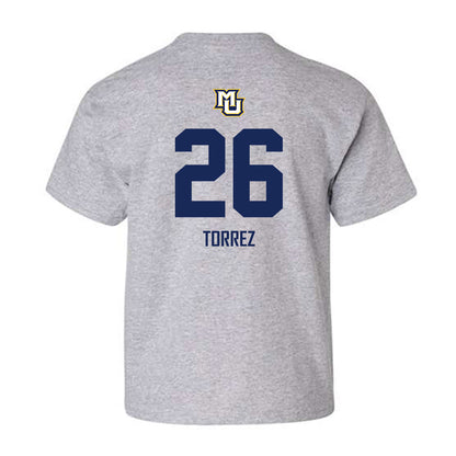 Marquette - NCAA Men's Soccer : Hudson Torrez - Sports Shersey Youth T-Shirt-1