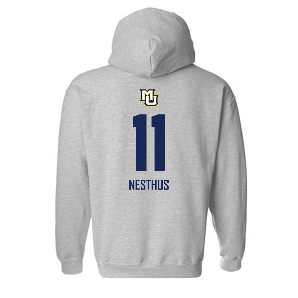 Marquette - NCAA Men's Soccer : Lucas Nesthus - Sports Shersey Hooded Sweatshirt-1