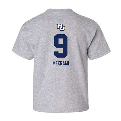 Marquette - NCAA Men's Soccer : Adam Mekrami - Sports Shersey Youth T-Shirt-1