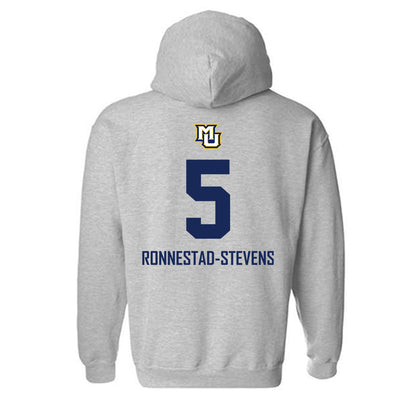 Marquette - NCAA Men's Soccer : Tristan Ronnestad-Stevens - Sports Shersey Hooded Sweatshirt-1