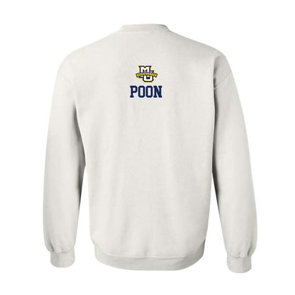 Marquette - NCAA Women's Tennis : Maria Poon - Generic Sports Shersey Crewneck Sweatshirt-1