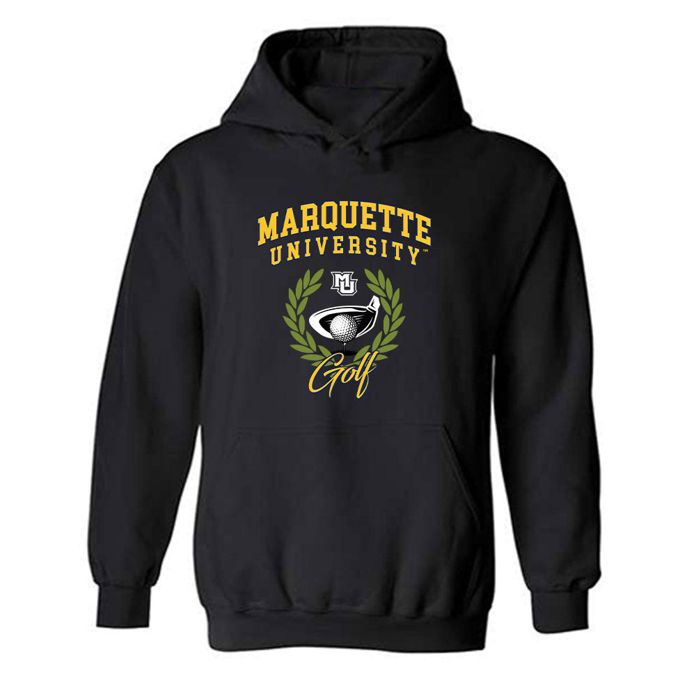 Marquette - NCAA Men's Golf : Max Lyons - Generic Sports Shersey Hooded Sweatshirt