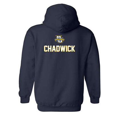Marquette - NCAA Men's Track & Field : Jack Chadwick - Generic Sports Shersey Hooded Sweatshirt-1