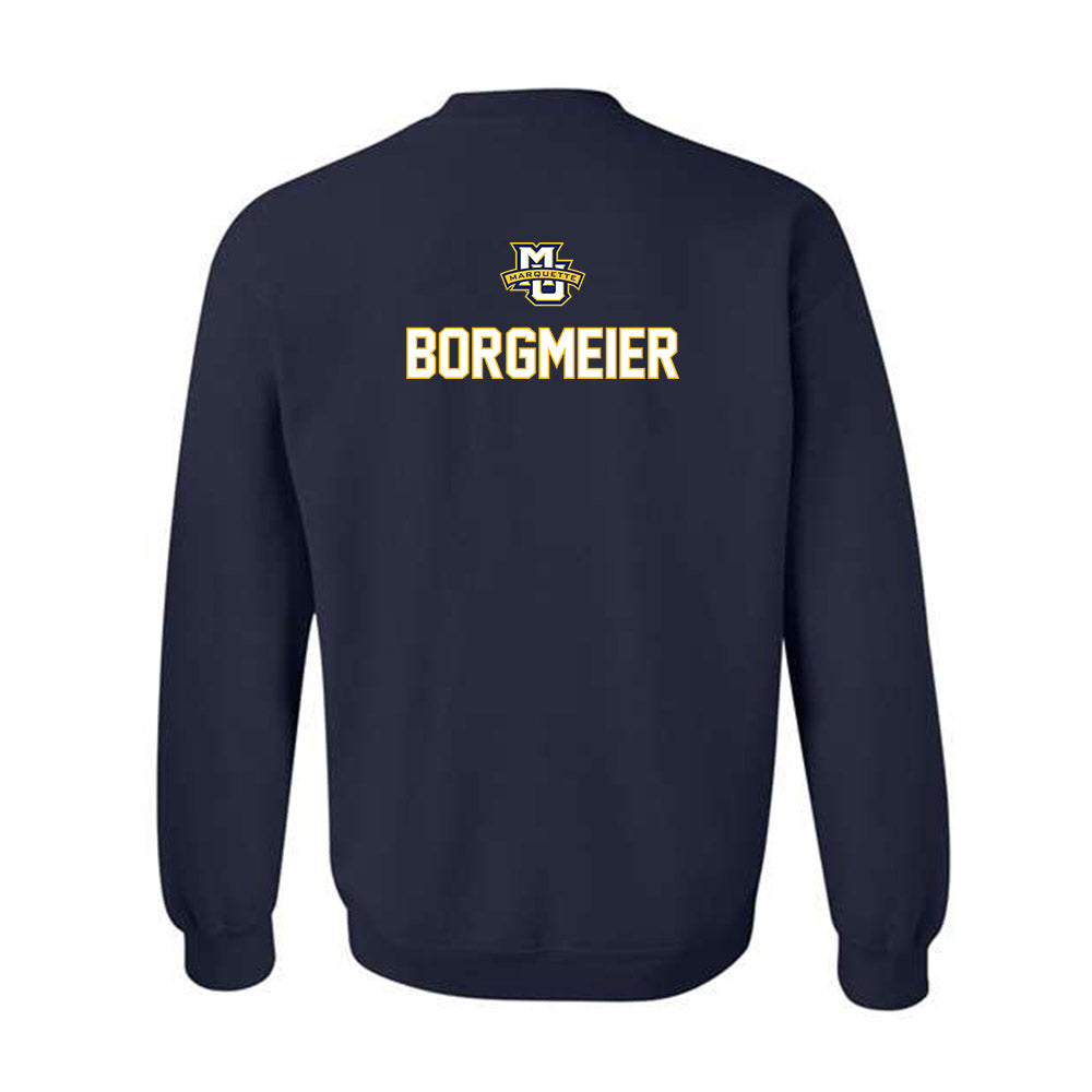 Marquette - NCAA Men's Track & Field : Max Borgmeier - Generic Sports Shersey Crewneck Sweatshirt-1