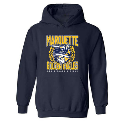 Marquette - NCAA Men's Track & Field : Jack Chadwick - Generic Sports Shersey Hooded Sweatshirt-0