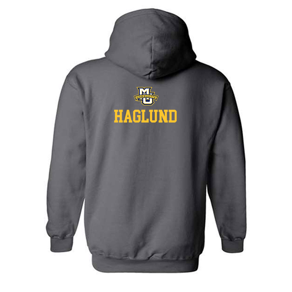 Marquette - NCAA Women's Cross Country : Paige Haglund - Generic Sports Shersey Hooded Sweatshirt-1