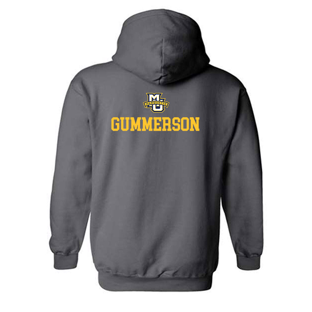 Marquette - NCAA Women's Cross Country : Taya Gummerson - Generic Sports Shersey Hooded Sweatshirt-1