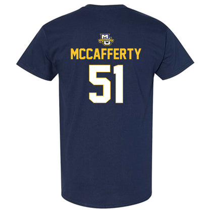 Marquette - NCAA Men's Lacrosse : Easton McCafferty - Sports Shersey T-Shirt-1
