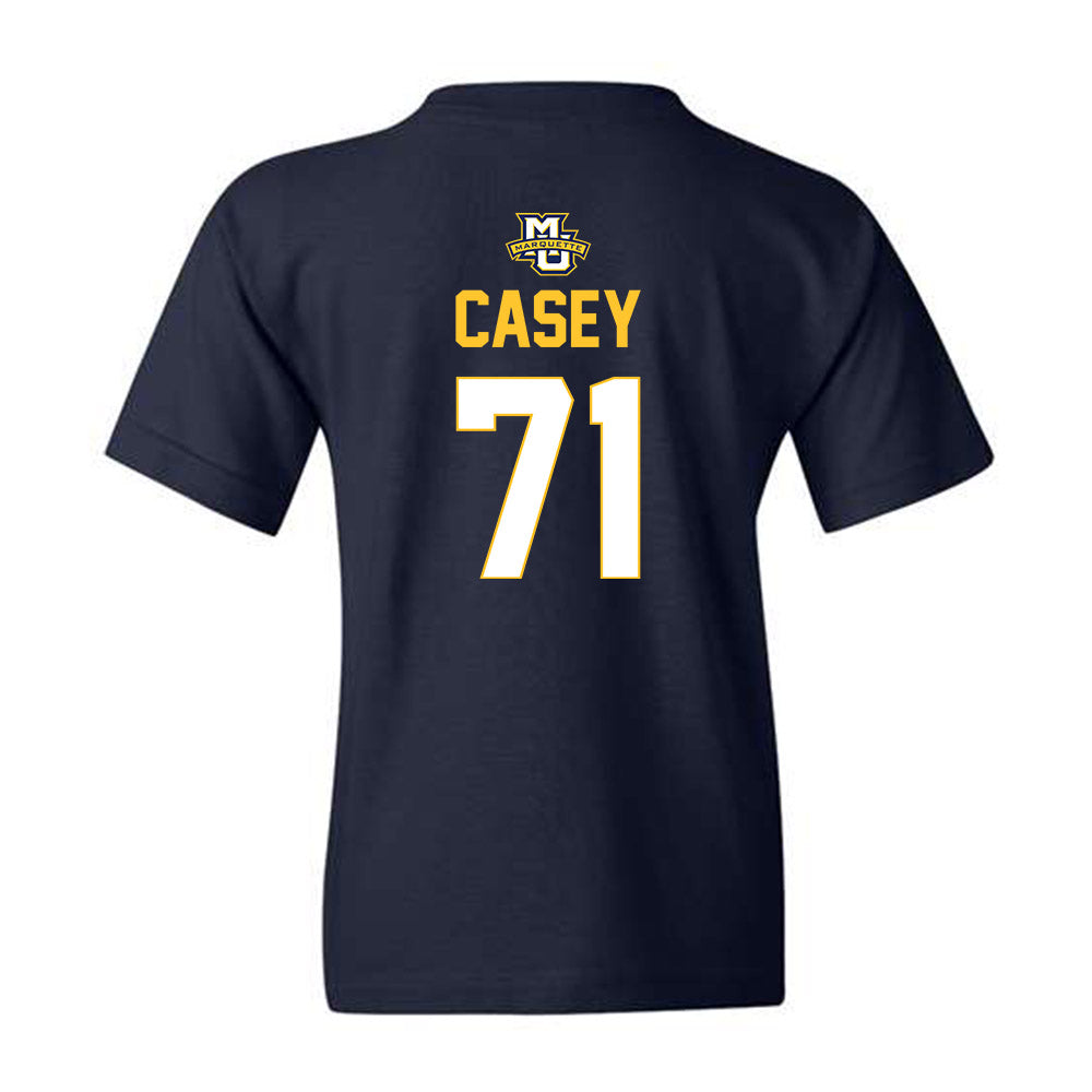 Marquette - NCAA Men's Lacrosse : Jack Casey - Youth T-Shirt