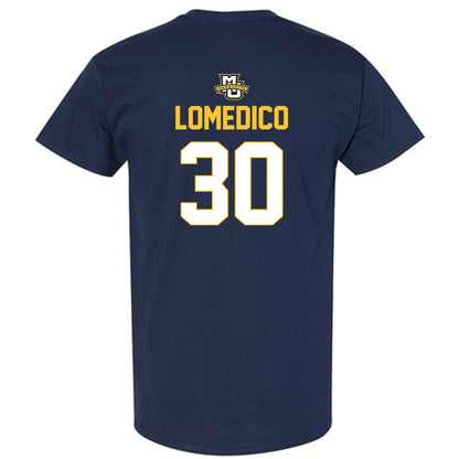 Marquette - NCAA Men's Lacrosse : Iggy LoMedico - Sports Shersey T-Shirt-1