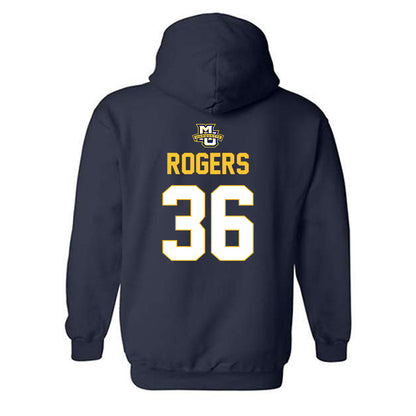 Marquette - NCAA Men's Lacrosse : Kayden Rogers - Sports Shersey Hooded Sweatshirt