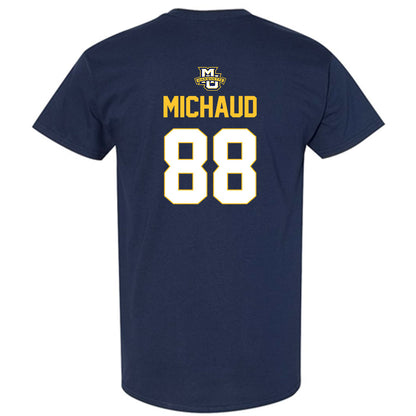 Marquette - NCAA Men's Lacrosse : Scott Michaud - Sports Shersey T-Shirt-1