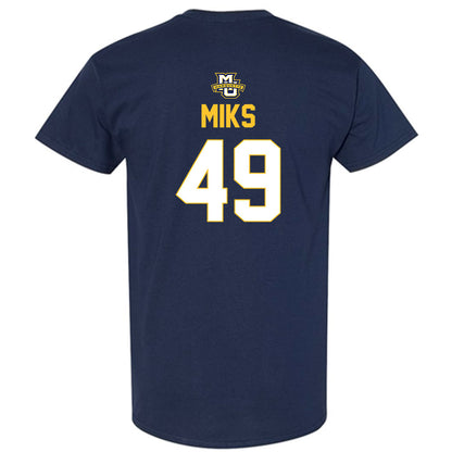 Marquette - NCAA Men's Lacrosse : Carson Miks - Sports Shersey T-Shirt-1