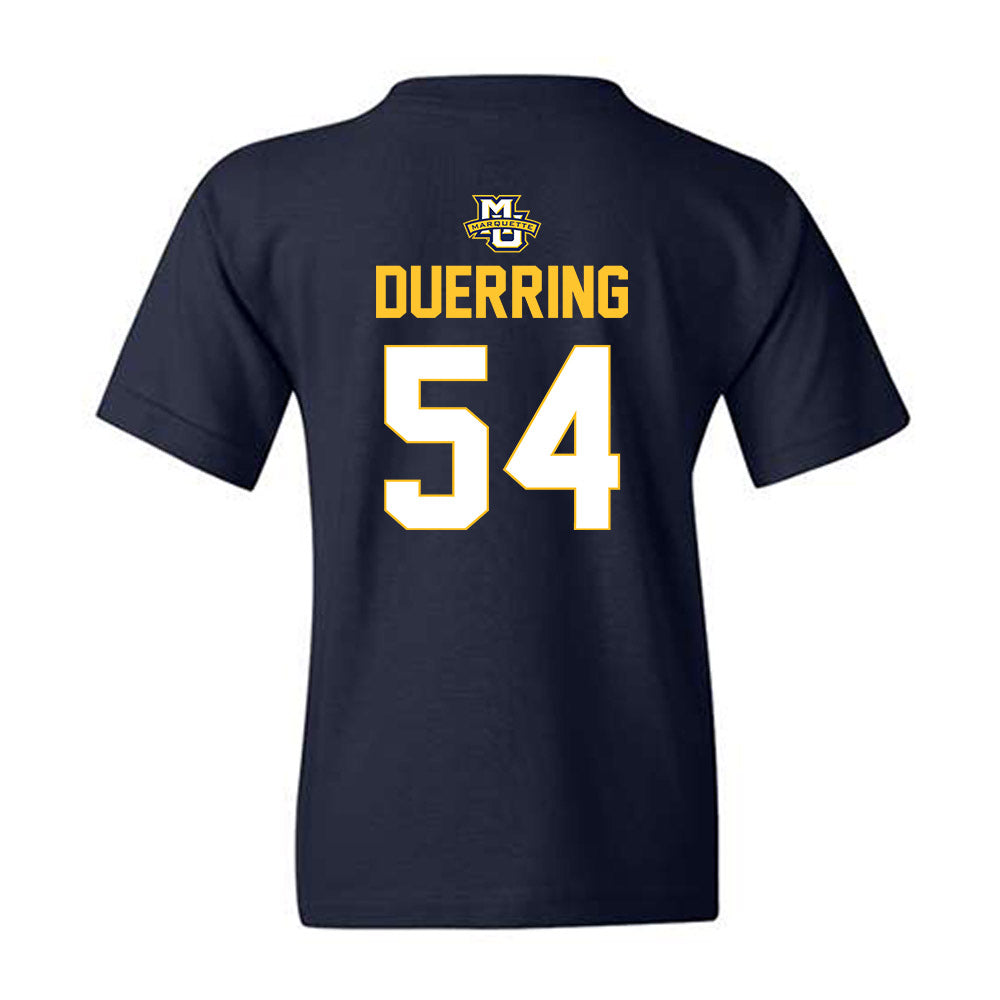 Marquette - NCAA Men's Lacrosse : Dylan Duerring - Sports Shersey Youth T-Shirt-1