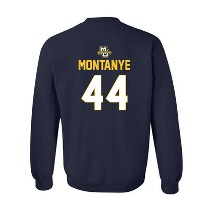 Marquette - NCAA Men's Lacrosse : Luke Montanye - Sports Shersey Crewneck Sweatshirt-1