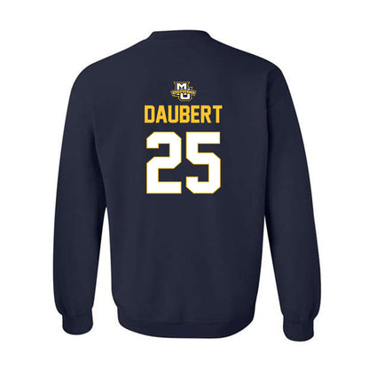 Marquette - NCAA Men's Lacrosse : Justin Daubert - Sports Shersey Crewneck Sweatshirt-1