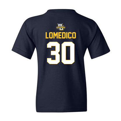 Marquette - NCAA Men's Lacrosse : Iggy LoMedico - Sports Shersey Youth T-Shirt-1