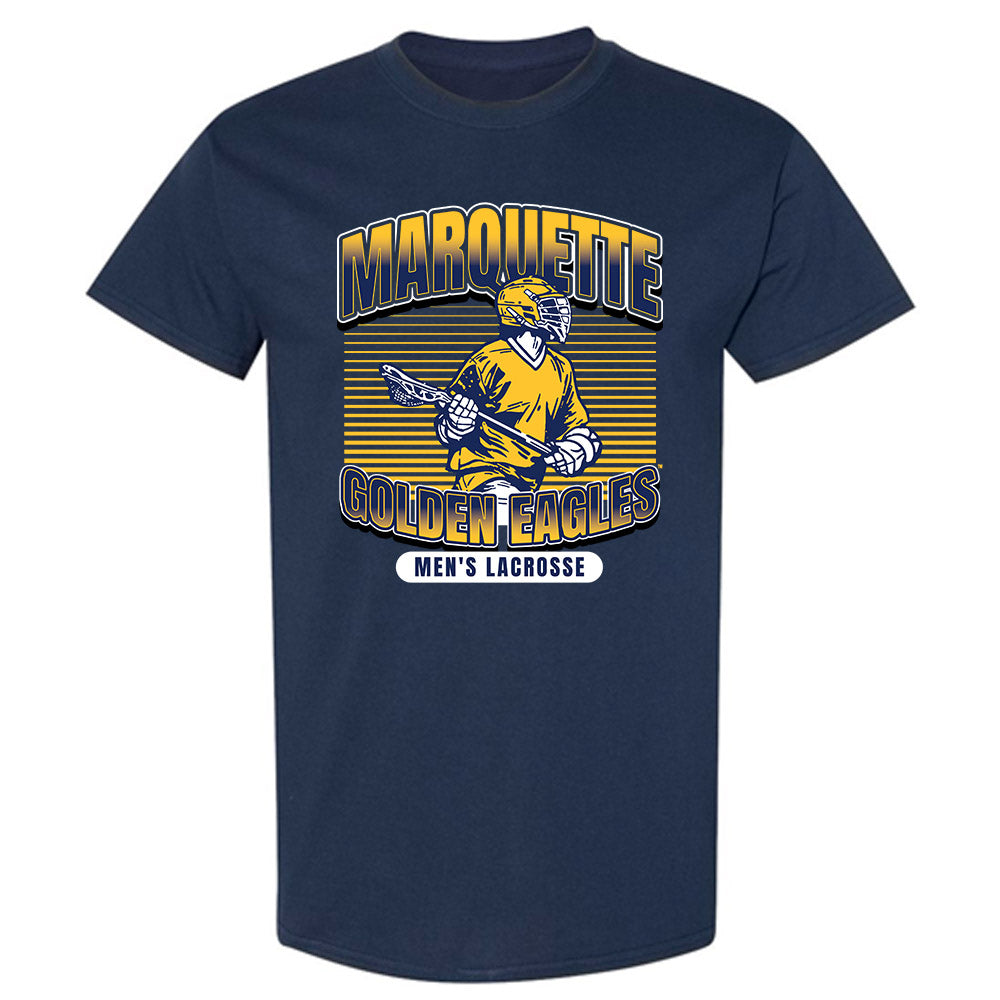 Marquette - NCAA Men's Lacrosse : Matt Hamill - Sports Shersey T-Shirt-0