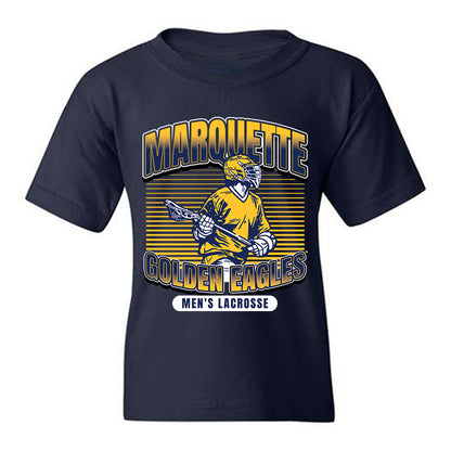 Marquette - NCAA Men's Lacrosse : Easton McCafferty - Sports Shersey Youth T-Shirt-0