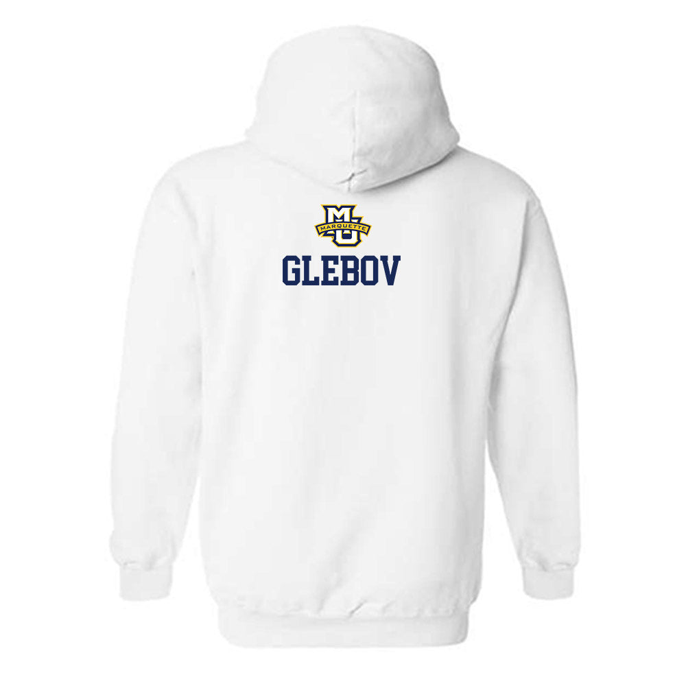 Marquette - NCAA Men's Tennis : Evan Glebov - Generic Sports Shersey Hooded Sweatshirt