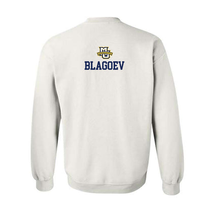 Marquette - NCAA Men's Tennis : Kristian Blagoev - Generic Sports Shersey Crewneck Sweatshirt