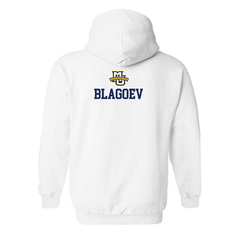 Marquette - NCAA Men's Tennis : Kristian Blagoev - Generic Sports Shersey Hooded Sweatshirt