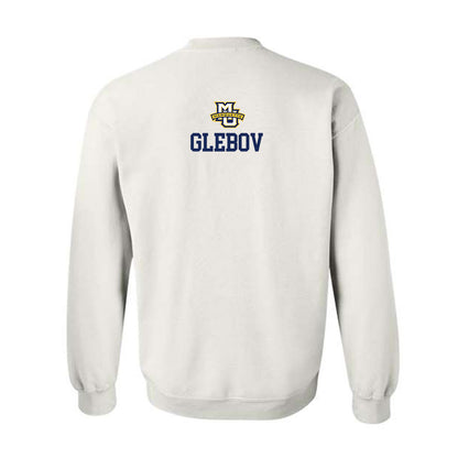 Marquette - NCAA Men's Tennis : Evan Glebov - Generic Sports Shersey Crewneck Sweatshirt