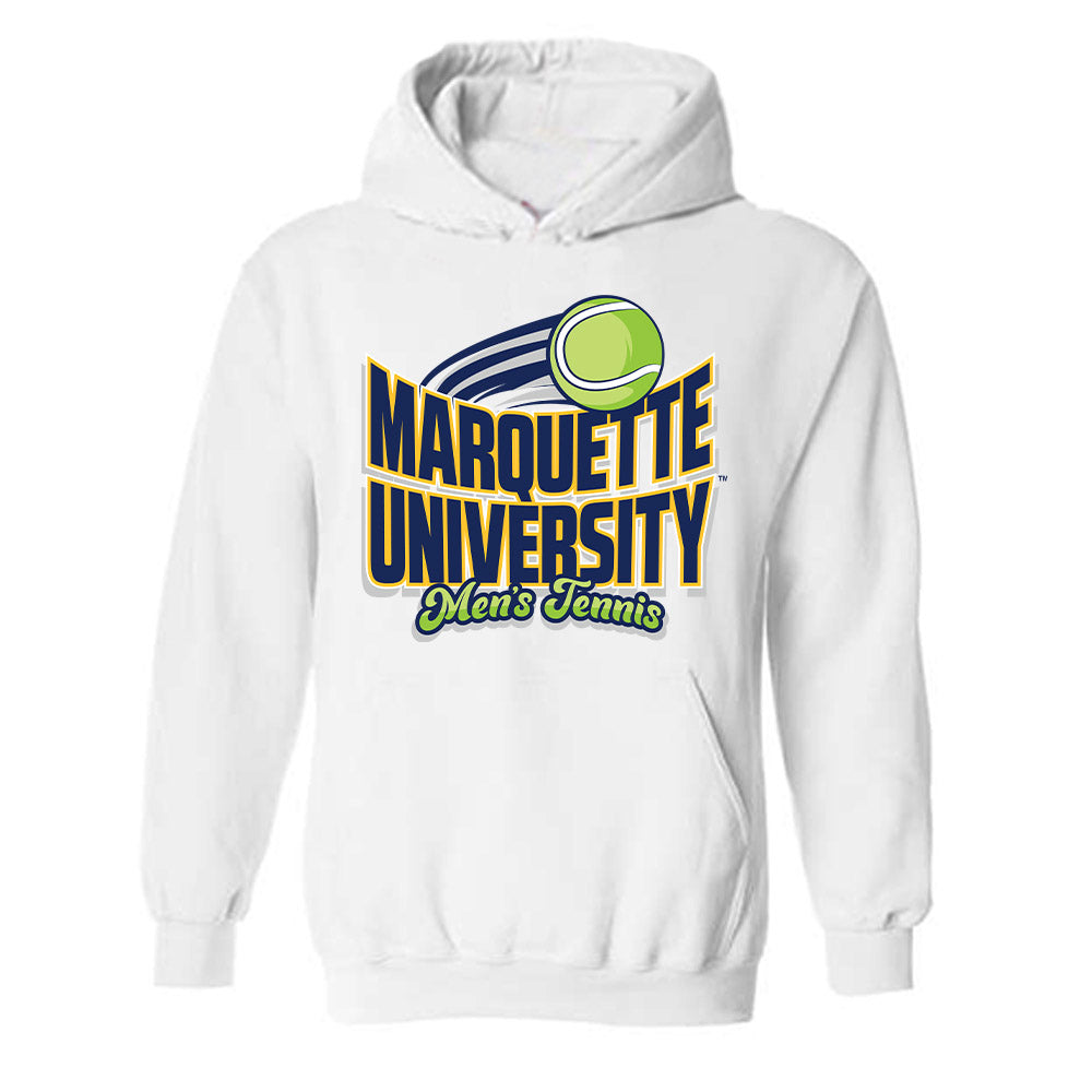 Marquette - NCAA Men's Tennis : Hugh Perrill - Generic Sports Shersey Hooded Sweatshirt