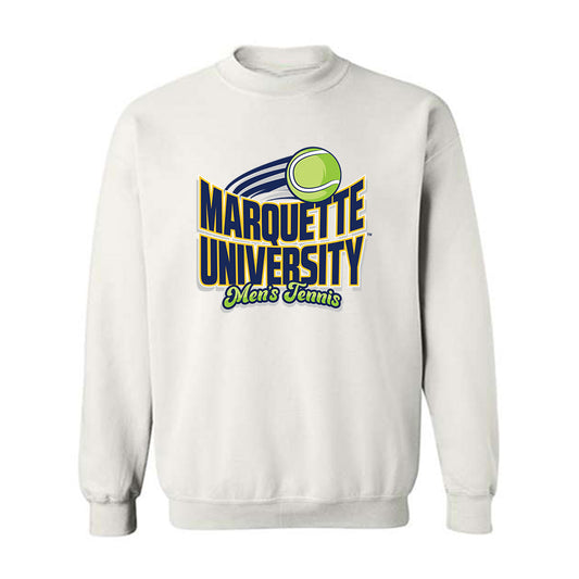 Marquette - NCAA Men's Tennis : Hugh Perrill - Generic Sports Shersey Crewneck Sweatshirt