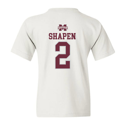 Mississippi State - NCAA Football : Blake Shapen - Youth T-Shirt