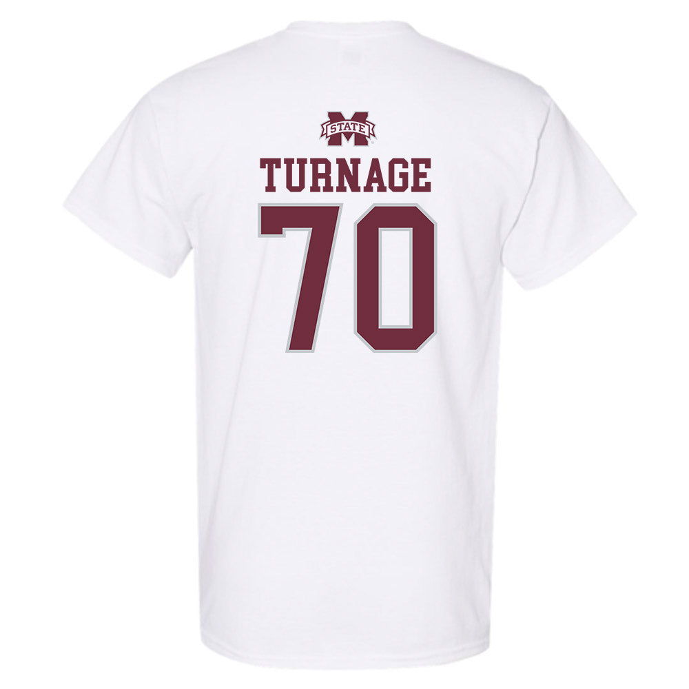 Mississippi State - NCAA Football : Breyden Turnage - Classic Shersey T-Shirt-1