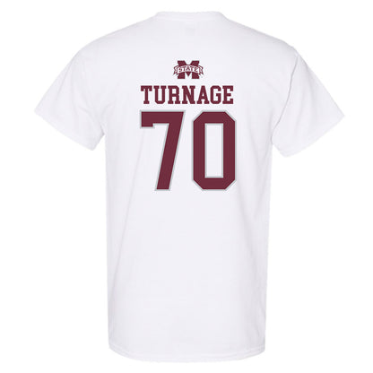 Mississippi State - NCAA Football : Breyden Turnage - Classic Shersey T-Shirt-1