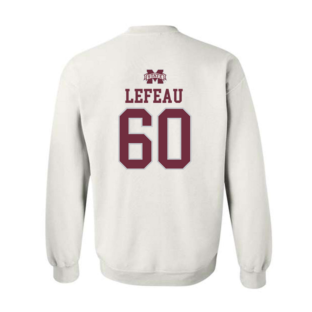Mississippi State - NCAA Football : Matthew Lefeau - Classic Shersey Crewneck Sweatshirt-1