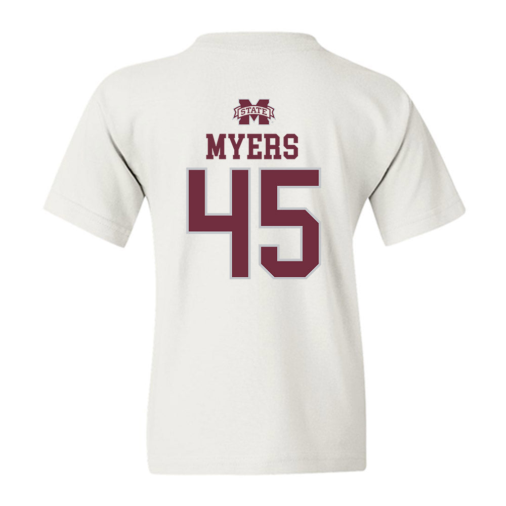 Mississippi State - NCAA Football : Ethan Myers - Classic Shersey Youth T-Shirt-1