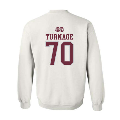Mississippi State - NCAA Football : Breyden Turnage - Classic Shersey Crewneck Sweatshirt-1