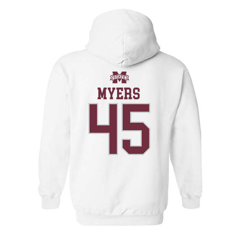 Mississippi State - NCAA Football : Ethan Myers - Classic Shersey Hooded Sweatshirt-1