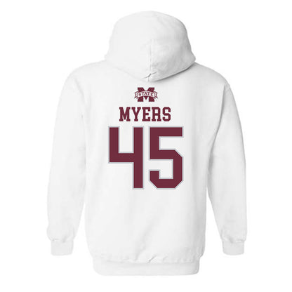 Mississippi State - NCAA Football : Ethan Myers - Classic Shersey Hooded Sweatshirt-1