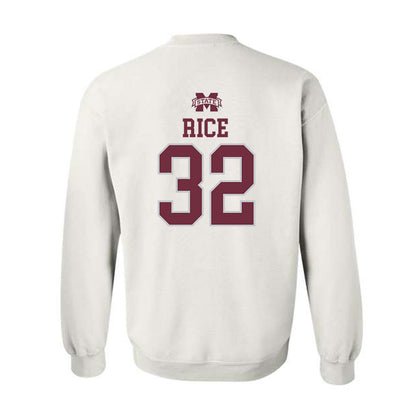 Mississippi State - NCAA Football : AJ Rice - Classic Shersey Crewneck Sweatshirt-1