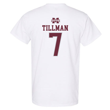 Mississippi State - NCAA Football : Zakari Tillman - Classic Shersey T-Shirt-1