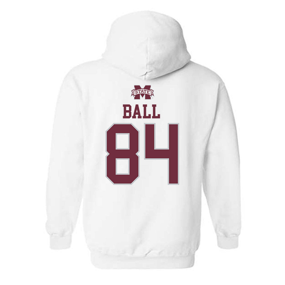 Mississippi State - NCAA Football : Justin Ball - Hooded Sweatshirt