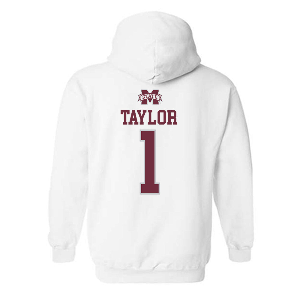 Mississippi State - NCAA Football : KaMario Taylor - Classic Shersey Hooded Sweatshirt-1