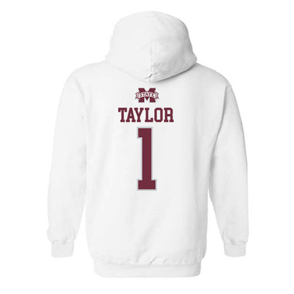 Mississippi State - NCAA Football : KaMario Taylor - Classic Shersey Hooded Sweatshirt-1